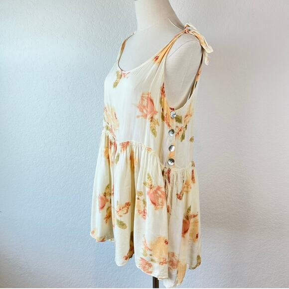 Urban Outfitters Kimchi Blue Women's Shirley Tie-shoulder Babydoll Dress Medium - Picture 1 of 11